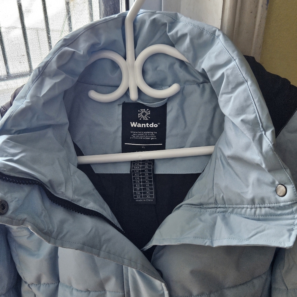 Wantdo Light Blue Puffer Jacket